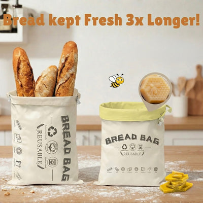 LoafGuard 100% Beeswax Bread Storage Bag